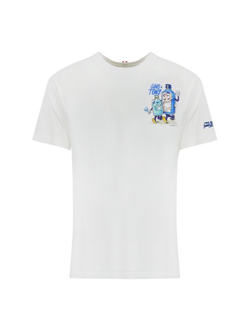 T-shirt con stampa Gino & Tony Mc2 Saint Barth | TSHIRT MAN002257H CPT GINO TONY 01N